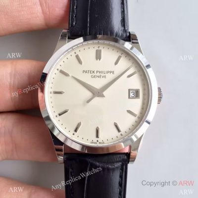 Copy Swiss Patek Philippe Cal.324 S C Watch SS White Dial